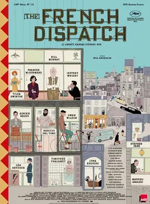 Affiche du film The French Dispatch