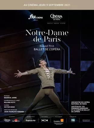 Affiche du film Notre-Dame de Paris (Opéra de Paris-FRA Cinéma)