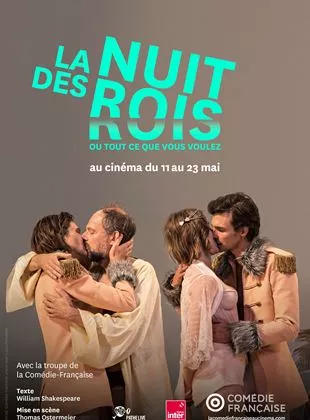 Affiche du film La Nuit des rois (Comédie-Française - Pathé live)