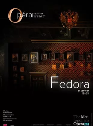 Affiche du film Fedora (Metropolitan Opera)