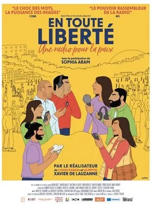 Affiche du film En toute liberté - une radio pour la paix