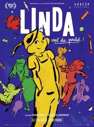 Affiche du film Linda veut du poulet !