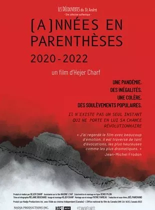 Affiche du film Années en parenthèses 2020-2022 Affiche du film Années en parenthèses 2020-2022