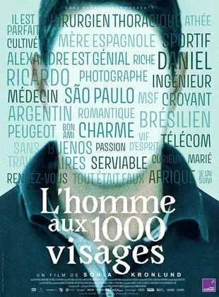 Affiche du film L'Homme Aux Mille Visages - Film documentaire 2023