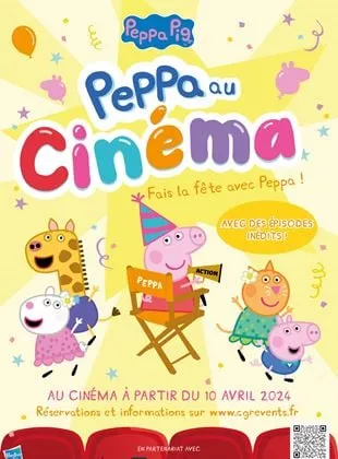 Affiche du film Peppa au cinéma - Court Métrage