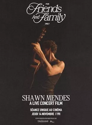 Affiche du film Shawn Mendes : For Friends & Family Only (A Live Concert Film)