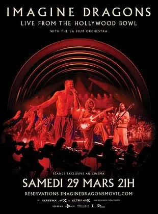 Affiche du film Imagine Dragons : Live From The Hollywood Bowl With The L.A. Film Orchestra