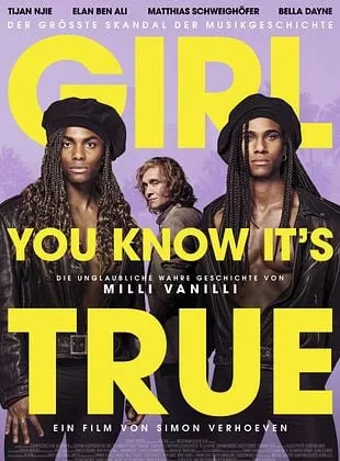 Affiche du film Milli Vanilli, de la gloire au cauchemar