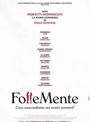 Affiche du film Follemente