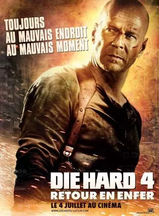 Affiche du film Die Hard 4 - retour en enfer