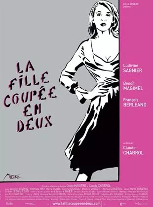 Affiche du film La fille coupée en deux