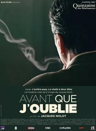Affiche du film Avant que j'oublie