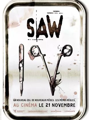 Affiche du film Saw 4