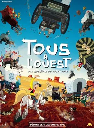 Affiche du film Tous à l'Ouest : une aventure de Lucky Luke