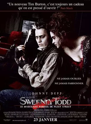 Affiche du film Sweeney Todd, le diabolique barbier de Fleet Street