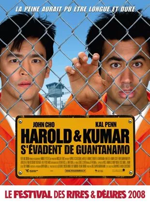 Affiche du film Harold et Kumar s'évadent de Guantanamo
