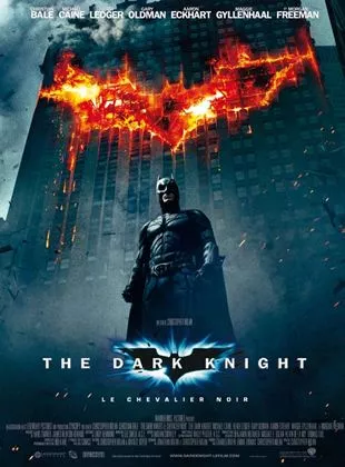 Affiche du film The Dark Knight, Le Chevalier Noir