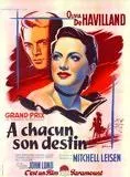 Affiche du film A chacun son destin