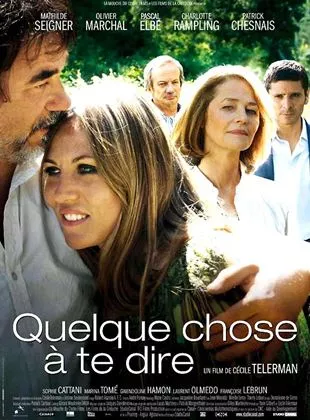 Affiche du film Quelque chose à te dire