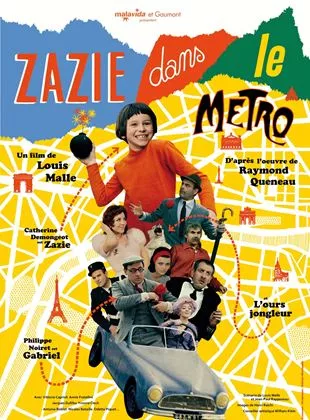 Affiche du film Zazie dans le métro