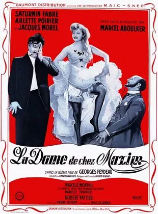 Affiche du film La Dame de chez Maxim's