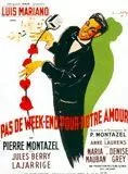 Affiche du film Pas de week-end pour notre amour