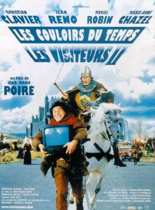 Affiche du film Les Visiteurs 2 : Les couloirs du temps