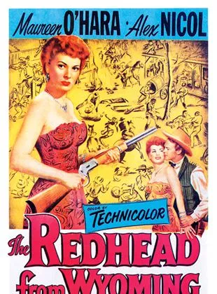 Affiche du film La Belle rousse du Wyoming