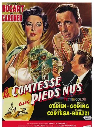 Affiche du film La Comtesse aux pieds nus