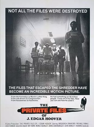 Affiche du film The Private Files of J. Edgar Hoover