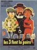 Affiche du film Les Trois font la paire