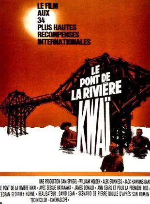 Affiche du film Le Pont de la rivière Kwai