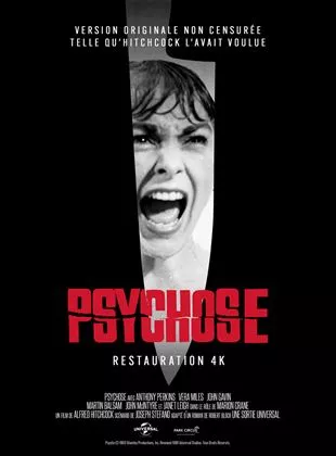 Affiche du film Psychose