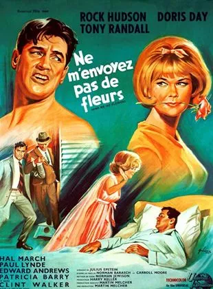Affiche du film Ne m'envoyez pas de fleurs