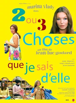 Affiche du film Deux ou trois choses que je sais d'elle