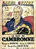 Affiche du film Le Mot de Cambronne