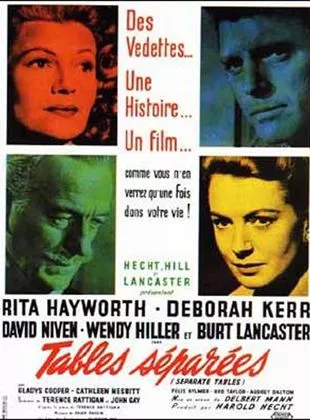 Affiche du film Tables séparées