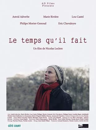 Affiche du film Le temps qu'il fait - Court Métrage