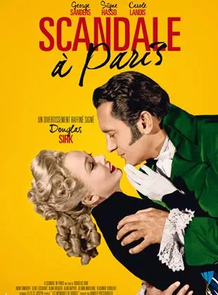 Affiche du film Scandale à Paris