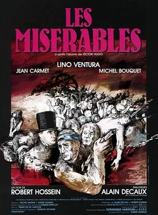 Affiche du film Les Misérables