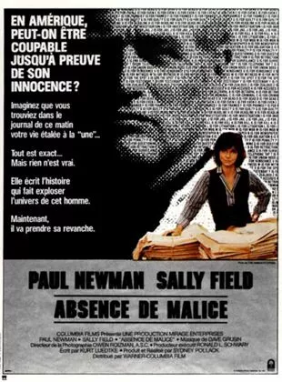 Affiche du film Absence de Malice