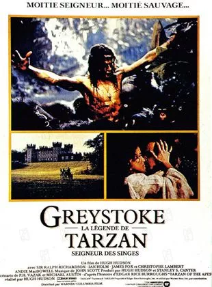 Affiche du film Greystoke, la légende de Tarzan
