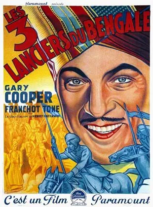 Affiche du film Les Trois lanciers du Bengale