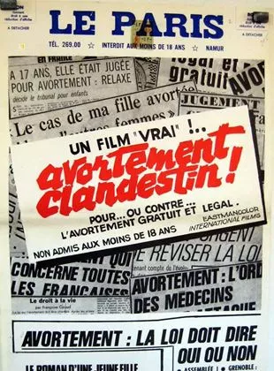 Affiche du film Avortement clandestin !