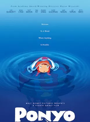 Affiche du film Ponyo sur la falaise