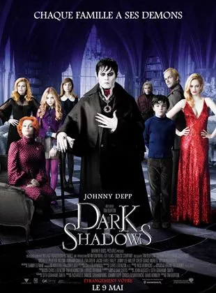 Affiche du film Dark Shadows de Tim Burton