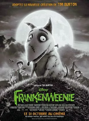 Affiche du film Frankenweenie de Tim Burton