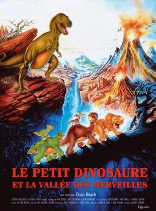 Affiche du film Le Petit dinosaure et la vallée des merveilles