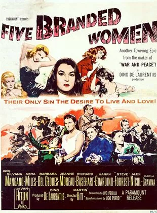 Affiche du film Cinq femmes marquées