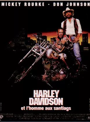 Affiche du film Harley Davidson et l'homme aux santiags